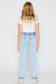 Wide leg high rise jeans