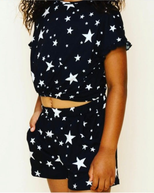 Star set in black