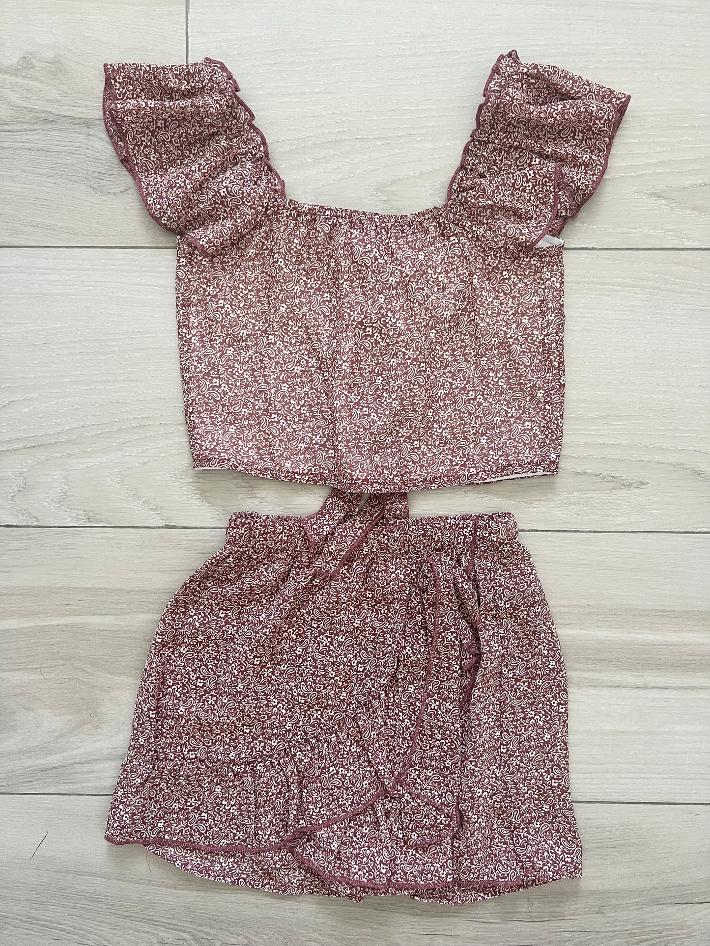 Paisley skort set