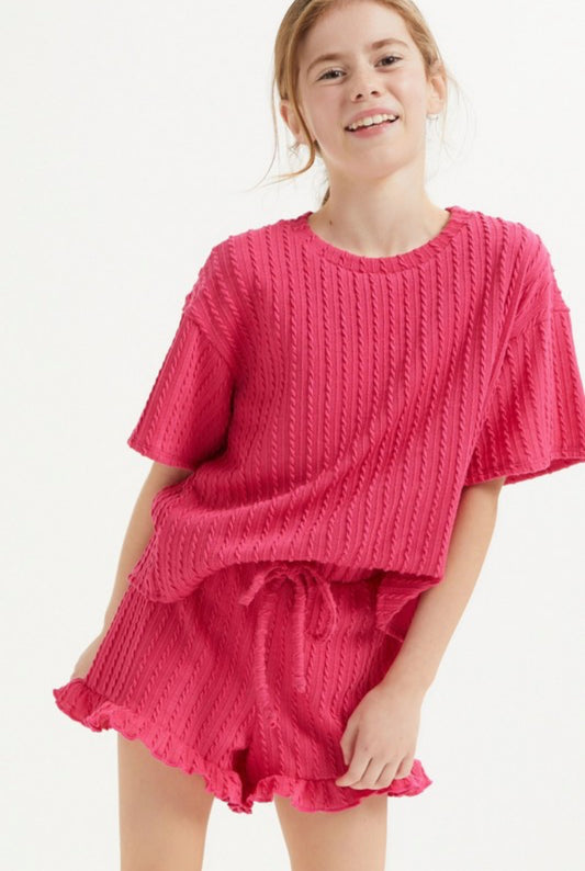 Raspberry Crush Textured Set