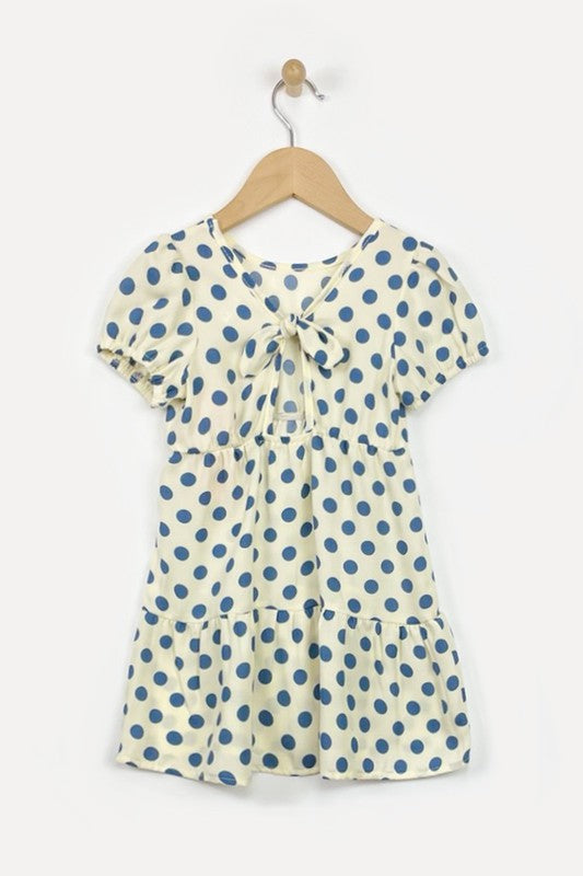 Sweet polkadot toddler dress