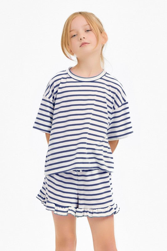 Nautical stripe chill set